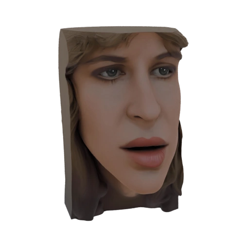 AI-Generated Female Bust