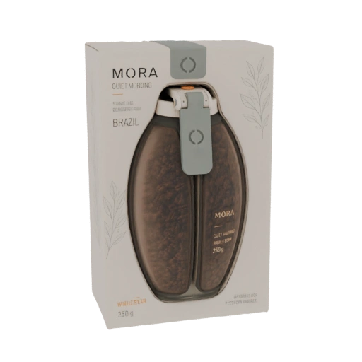 Mora Quiet Morning Brazil Whole Bean Coffee Bag