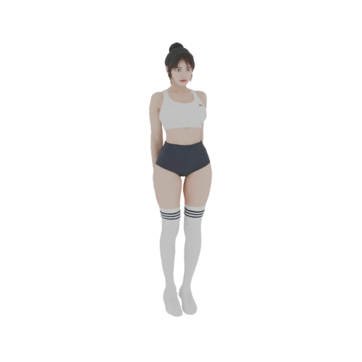 Sporty Woman 3D Model
