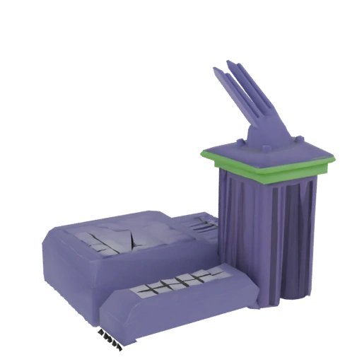 Futuristic Anti-Aircraft Turret