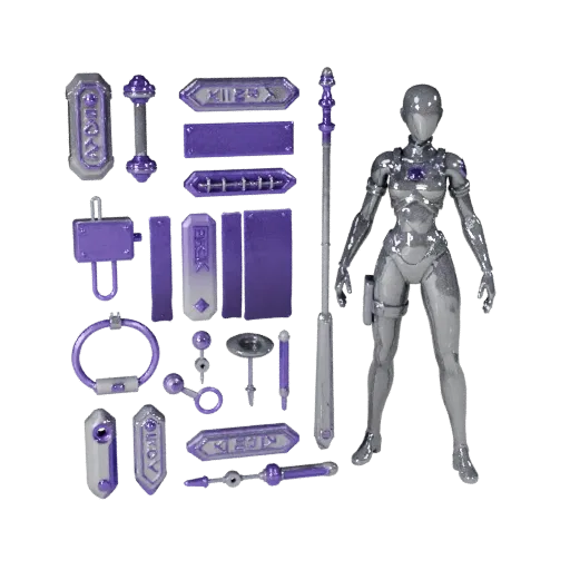 Cyberpunk Arcane Character Model - Rigged