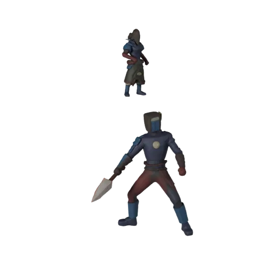 Strategy Meeple Set stylized 3D model preview showing scale, three-quarter game view, icon shape and table readability