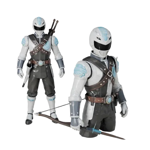 Anime Ranger Character Model - Rigged