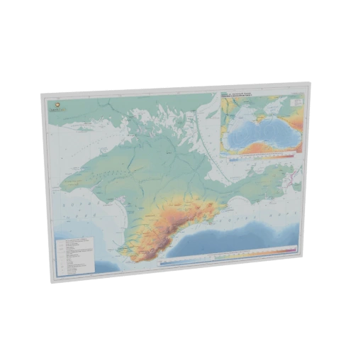 Crimea Topographic Map