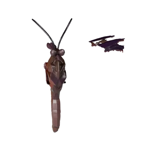High Poly Monarch Butterfly 3D Model - STL Asset for Printing