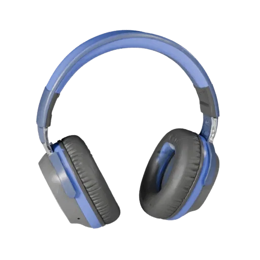 Studio Headphones Product Viz 3D model, three-quarter studio product render, showing soft ear pads, wearable scale.