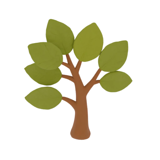 Claymation Style Tree