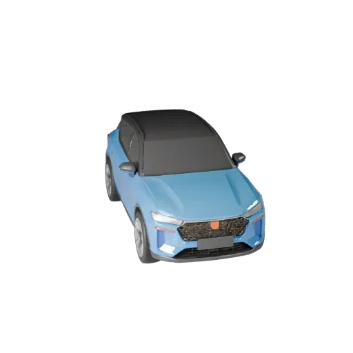 Printable Electric Car STL 3D Model for Collectibles &