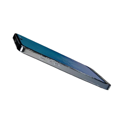 Flagship Gaming Phone High Poly 3D model, close-up studio render, showing glass screens, thin device proportions.