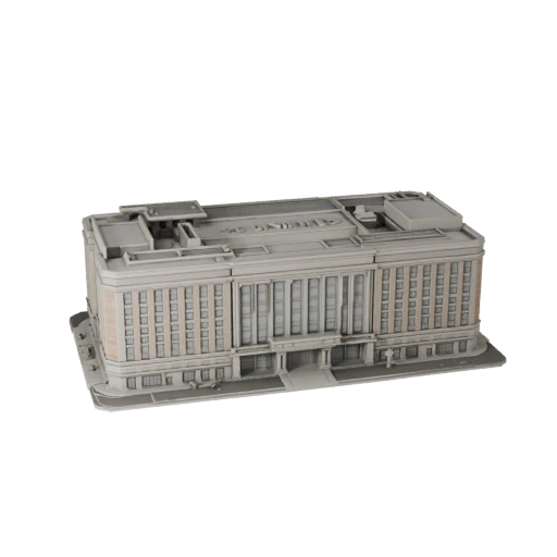 Modèle 3D Imprimable de Centre Commercial STL - Asset d'Échelle