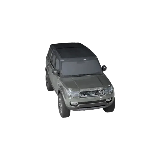 Modelo 3D de SUV Todoterreno, vista de estudio en tres cuartos, activo de vehículo listo para Blender con altura de conducció