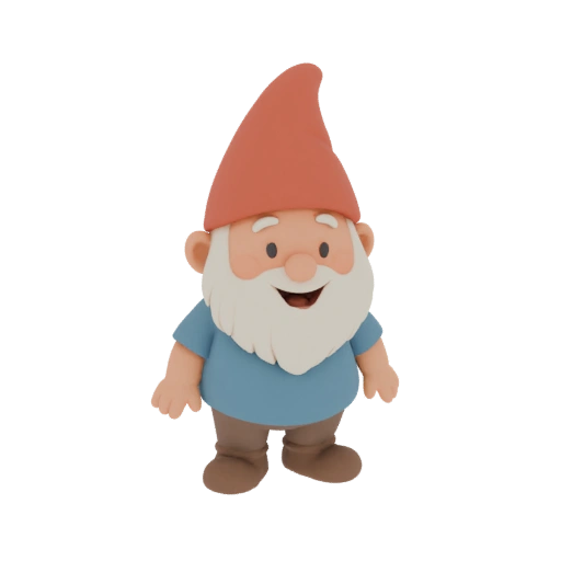 Happy Gnome Figurine