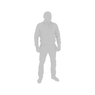 3D model of a man standing in a casual long-sleeve shirt and pants, with a neutral expression and pose.