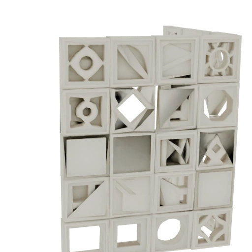Geometric Decorative Screen Blocks