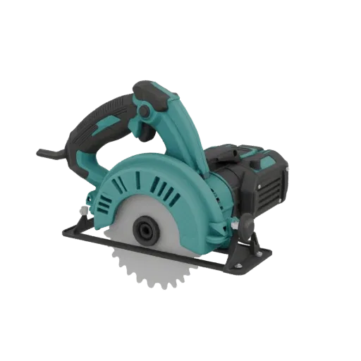 Cordless Circular Saw Printable 3D model, isometric STL render, showing molded plastic, ergonomic handles.