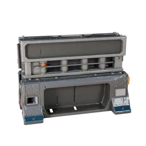 Heavy Duty Traffic Barrier High Poly 3D model, close-up studio render, showing concrete, site-ready silhouettes.