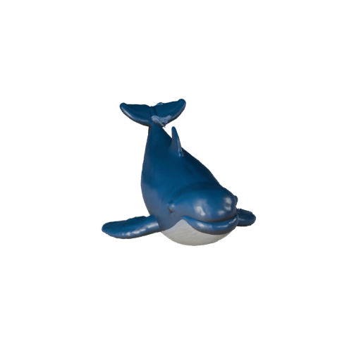 Modello 3D Balena Beluga High Poly - Asset STL Dettagliato per la Stampa