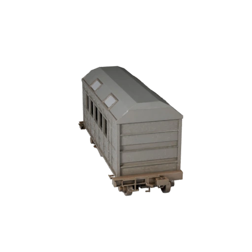 Low Poly Güterzug 3D Modell für Unity & Unreal