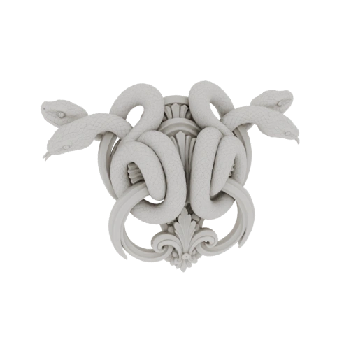 Serpentine Embrace Wall Decor