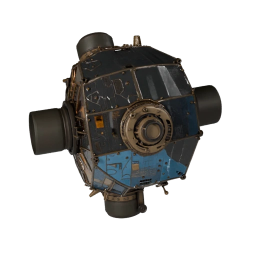 Modèle 3D de Satellite Haute Poly pour Rendu Studio PBR