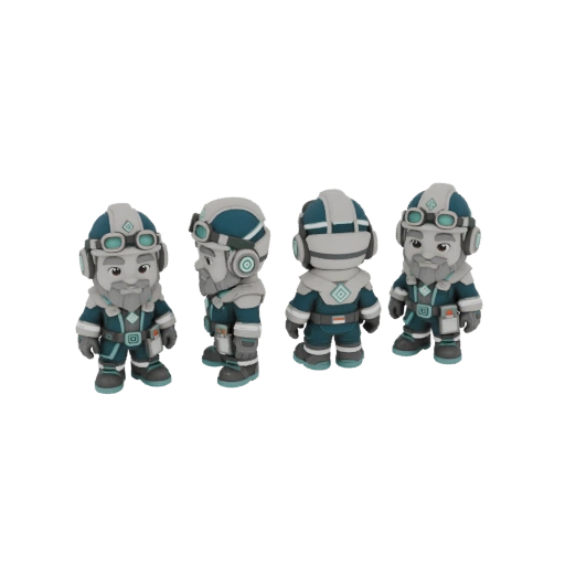 Sci-Fi Explorer Character 3D Model