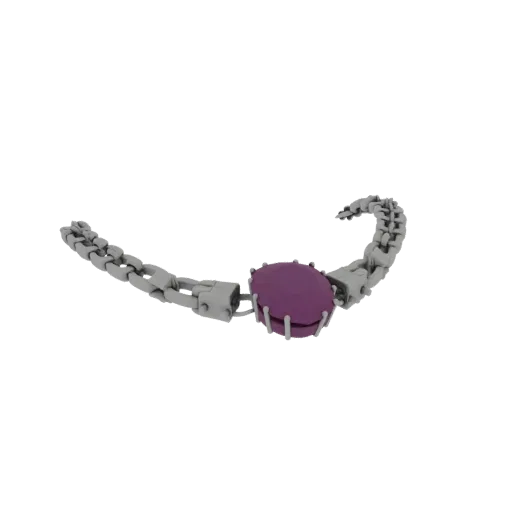 Ruby Necklace viewer ready 3D model, close-up hero shot, showing necklace form, surface, and scale cues.