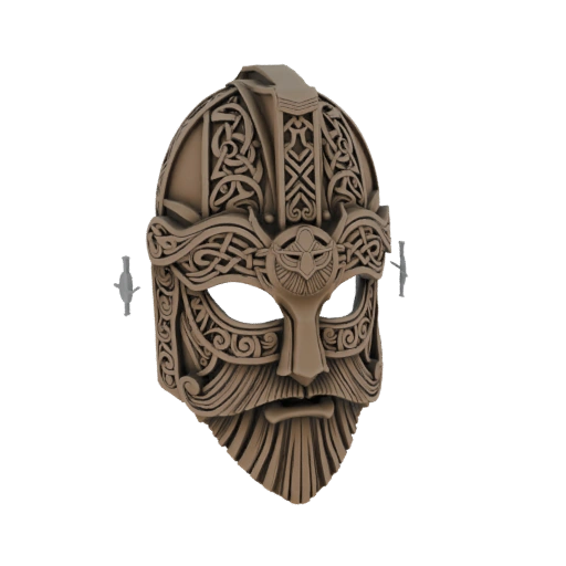 Viking Mask with Beard