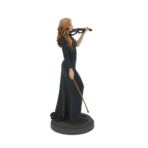 Elegant Violinist Figurine