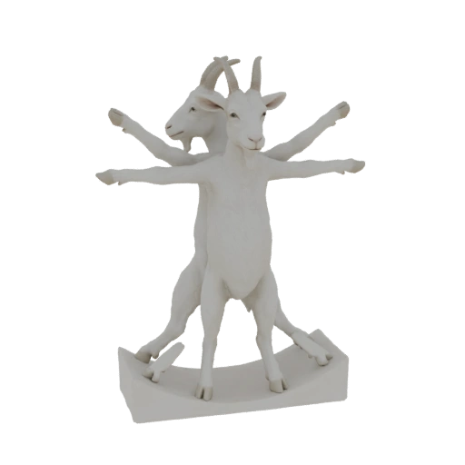 Vitruvian Goats 3D Model
