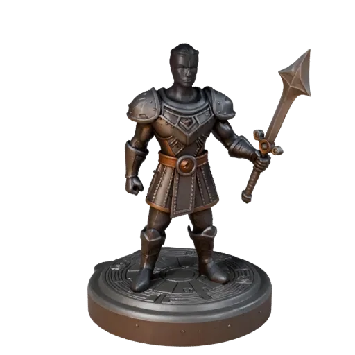 Dungeon Meeple Set high poly 3D model preview showing scale, studio close-up view, icon shape and table readability