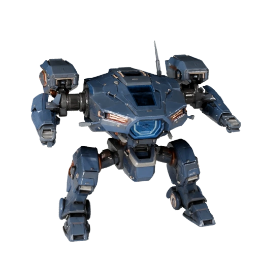Marcheur de transport mécanique 3D - Transport PBR prêt pour le jeu