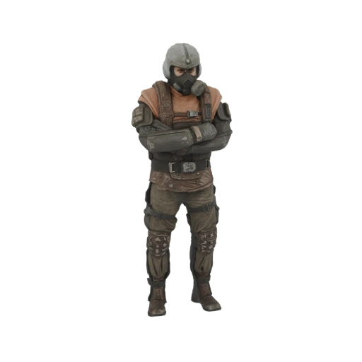 Wasteland Soldier Miniature