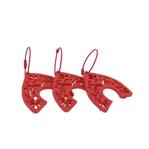 Ornate Horseshoe Charm