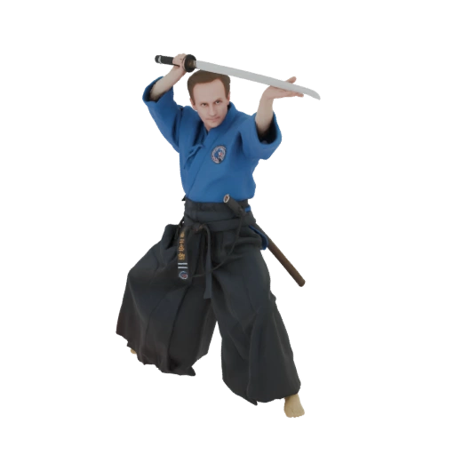Samurai Warrior with Katana