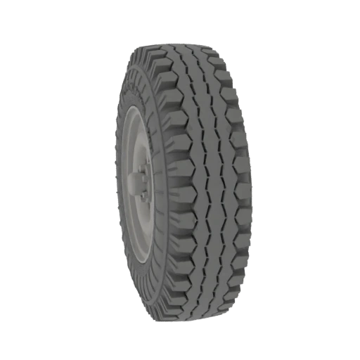 Heavy Duty Truck Tire 3D Model