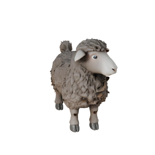 Modelo 3D de Ovelha para Unity - Asset Pronto para Jogo, FBX | Livre de Royalties