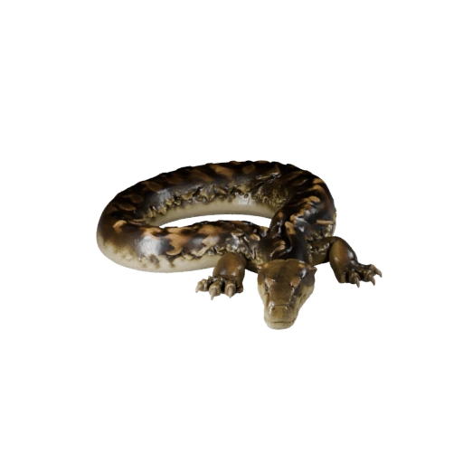 Modelo 3D de Boa Constrictor para Unity - Asset Listo para Juego, FBX