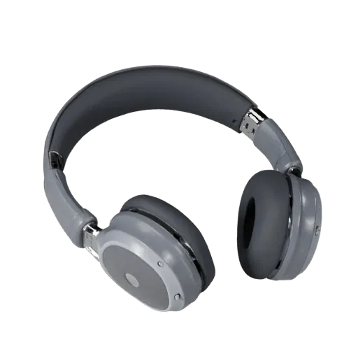 Sports Earbuds Product Viz 3D model, three-quarter studio product render, showing soft ear pads, wearable scale.