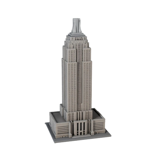 Empire State Building 3D Model for Unity - Game Asset