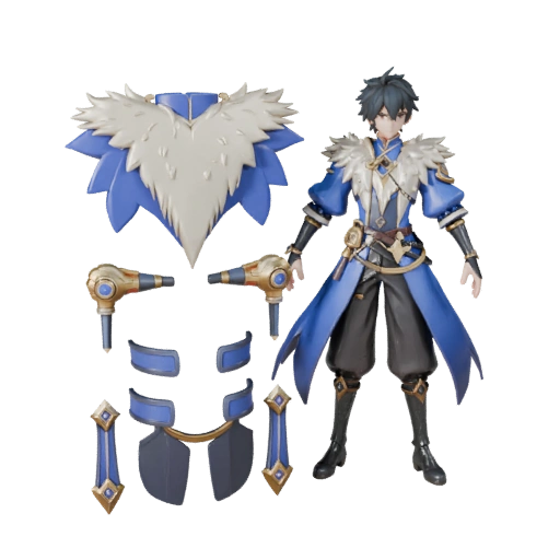 Anime Cobalt Magier Charaktermodell - Geriggt