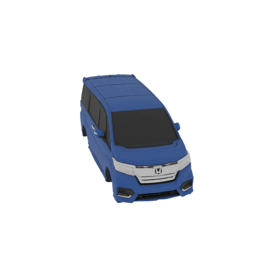 Blue Honda Odyssey Minivan