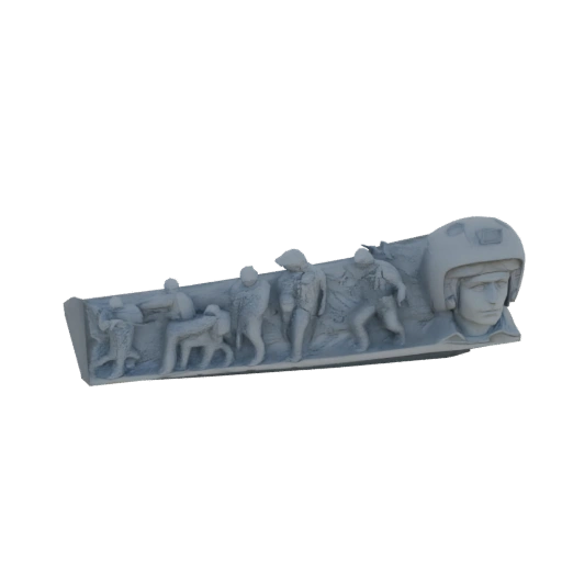 Evolution of Man Relief Sculpture