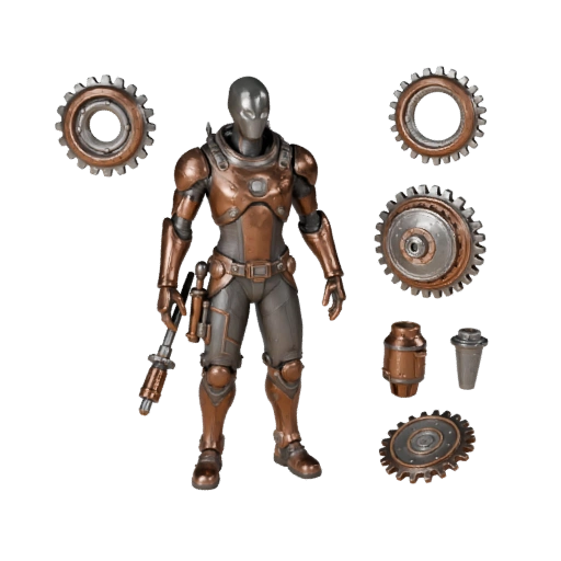 Modello Personaggio NPC Sci-Fi Scienziato - Modellato