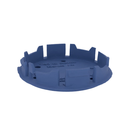 Blue Wheel Hub Cap