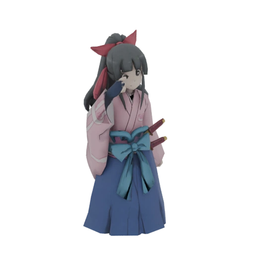 Samurai Girl with Katana