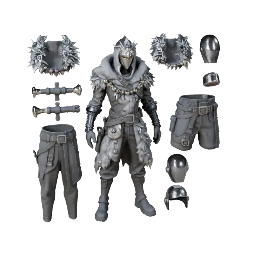Cyberpunk Arcane Assassin Character Model - Rigged