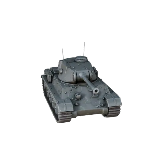 Modèle 3D de char de la Seconde Guerre mondiale, vue de jeu à trois quarts, atout de véhicule prêt pour Unity avec masse d'ar