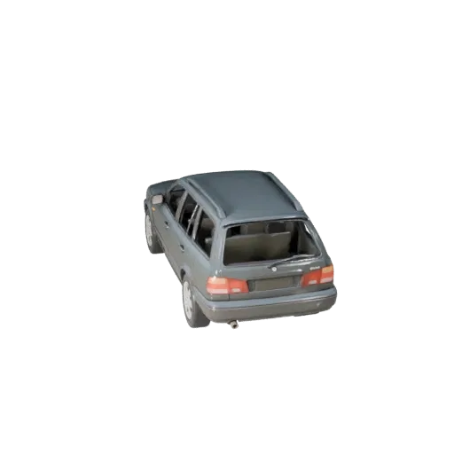 Game Ready Station Wagon 3D Model for Realtime Use
