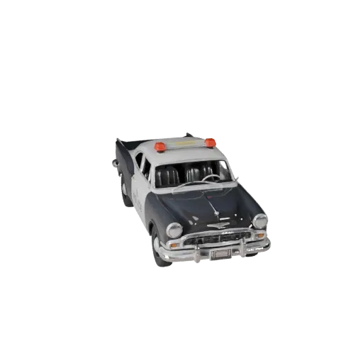 Vintage Police Car 3D Model for Blender - Realistic PBR