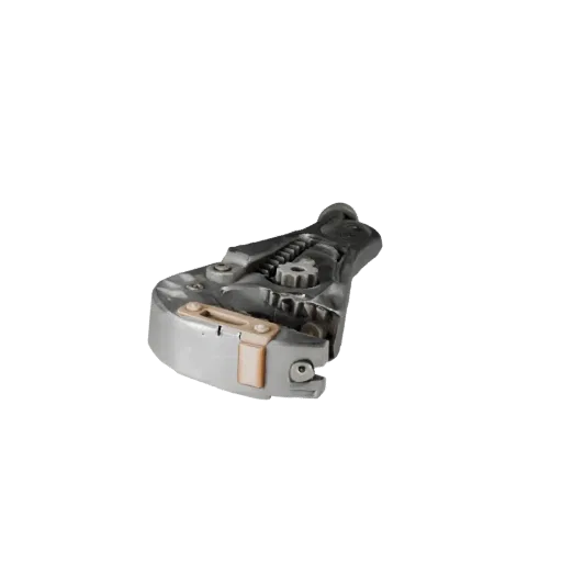 Modelo 3D de Chave de Torque Vintage, vista de perfil lateral, renderização de viewport técnico, mostrando metal pintado, zon